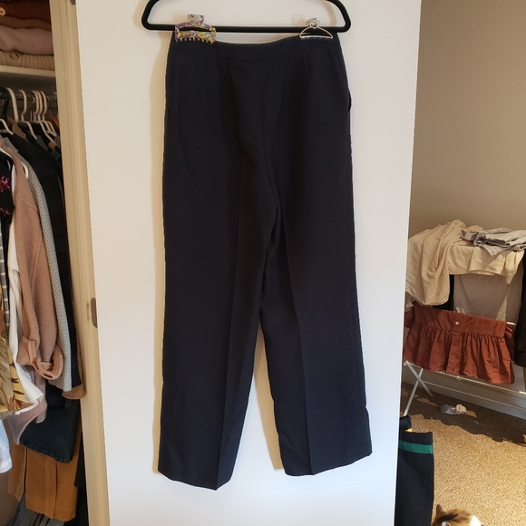 Ellen Tracy 100% silk wide leg dress pants - Picture 5 of 5